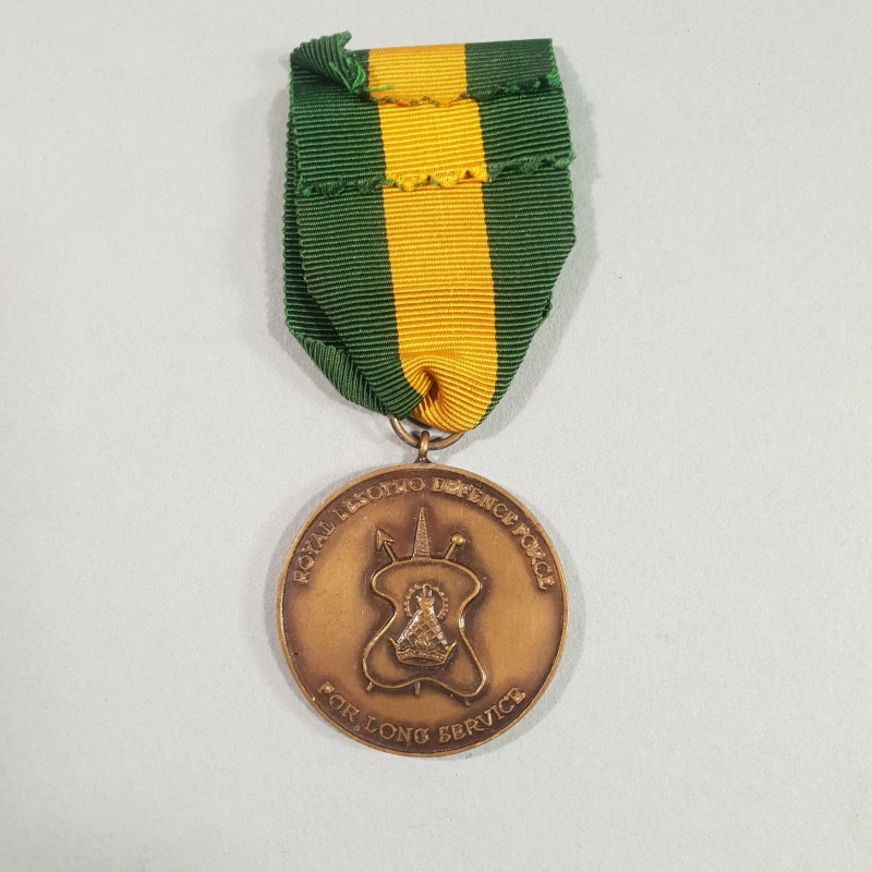 LESOTHO AFRIQUE DU SUD MEDAILLE DES FORCES DE DEFENSE LONG SERVICE ET BONNE CONDUITE LSGC SOUTH AFRICA MEDAL °